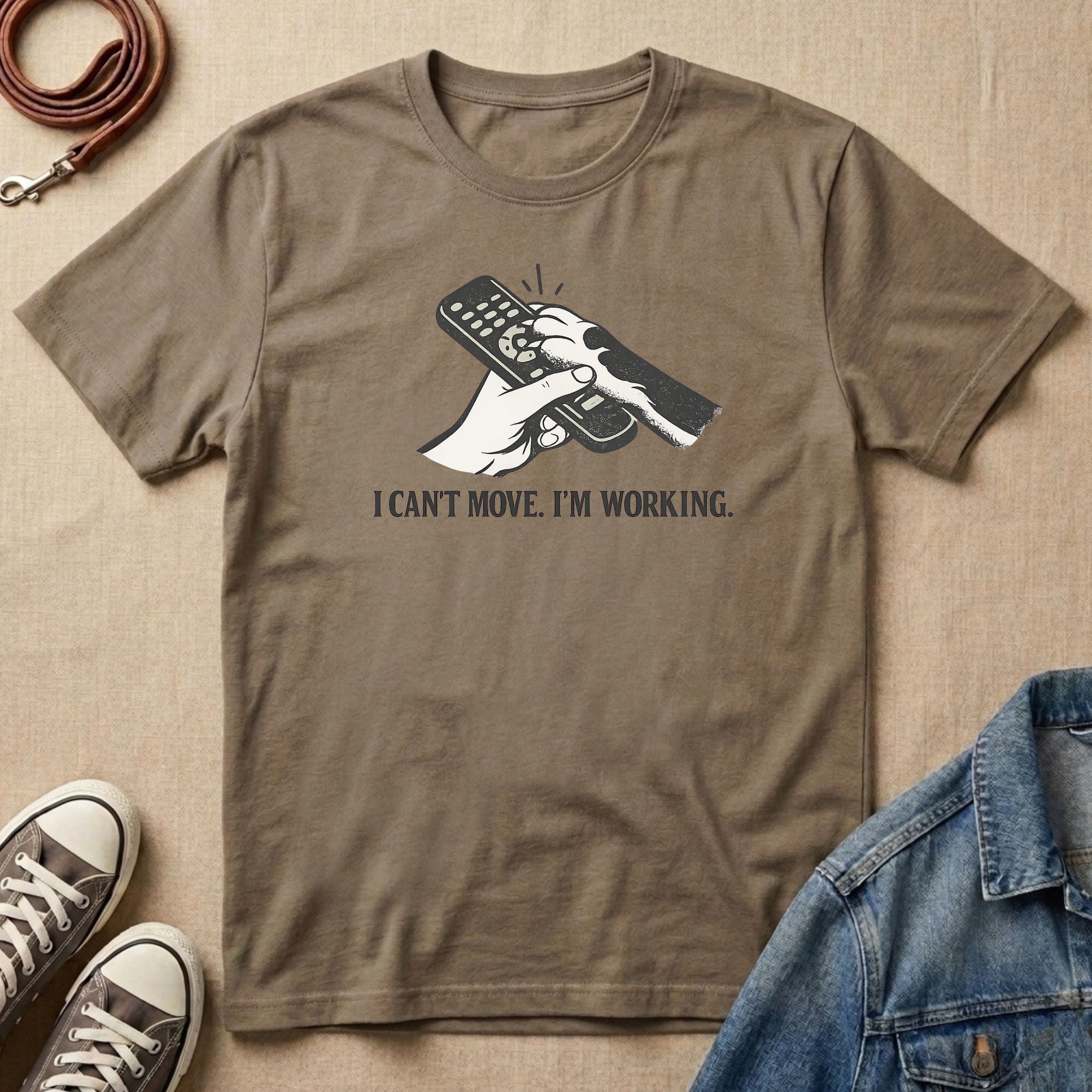 I Can't Move. I'm Working T-shirt