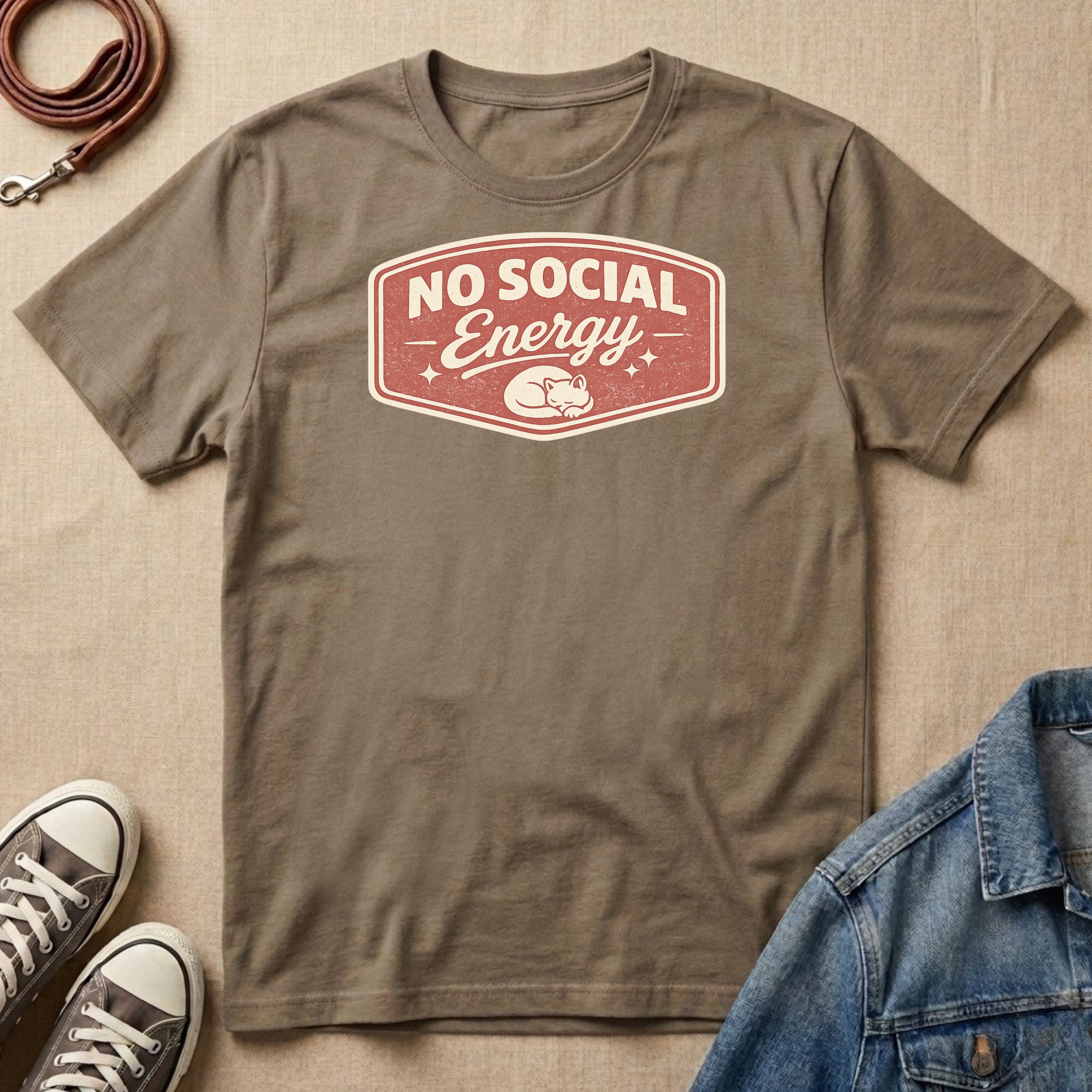 No Social Energy T-shirt