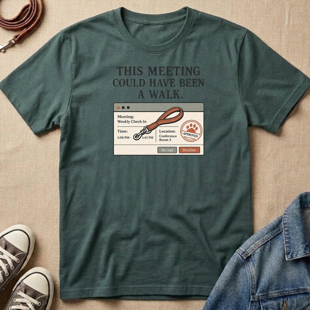 This Meeting Could Have Been a Walk T-shirt