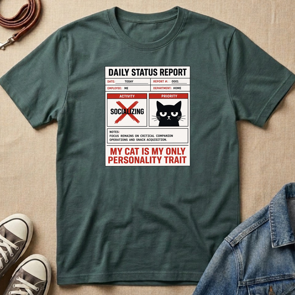 My Cat is My Only Personality Trait T-shirt