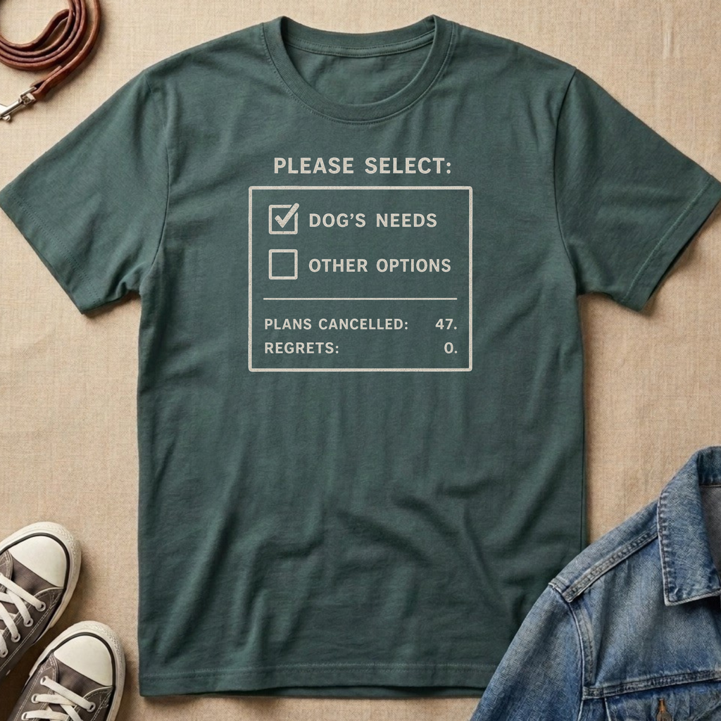 Dog's Needs T-shirt