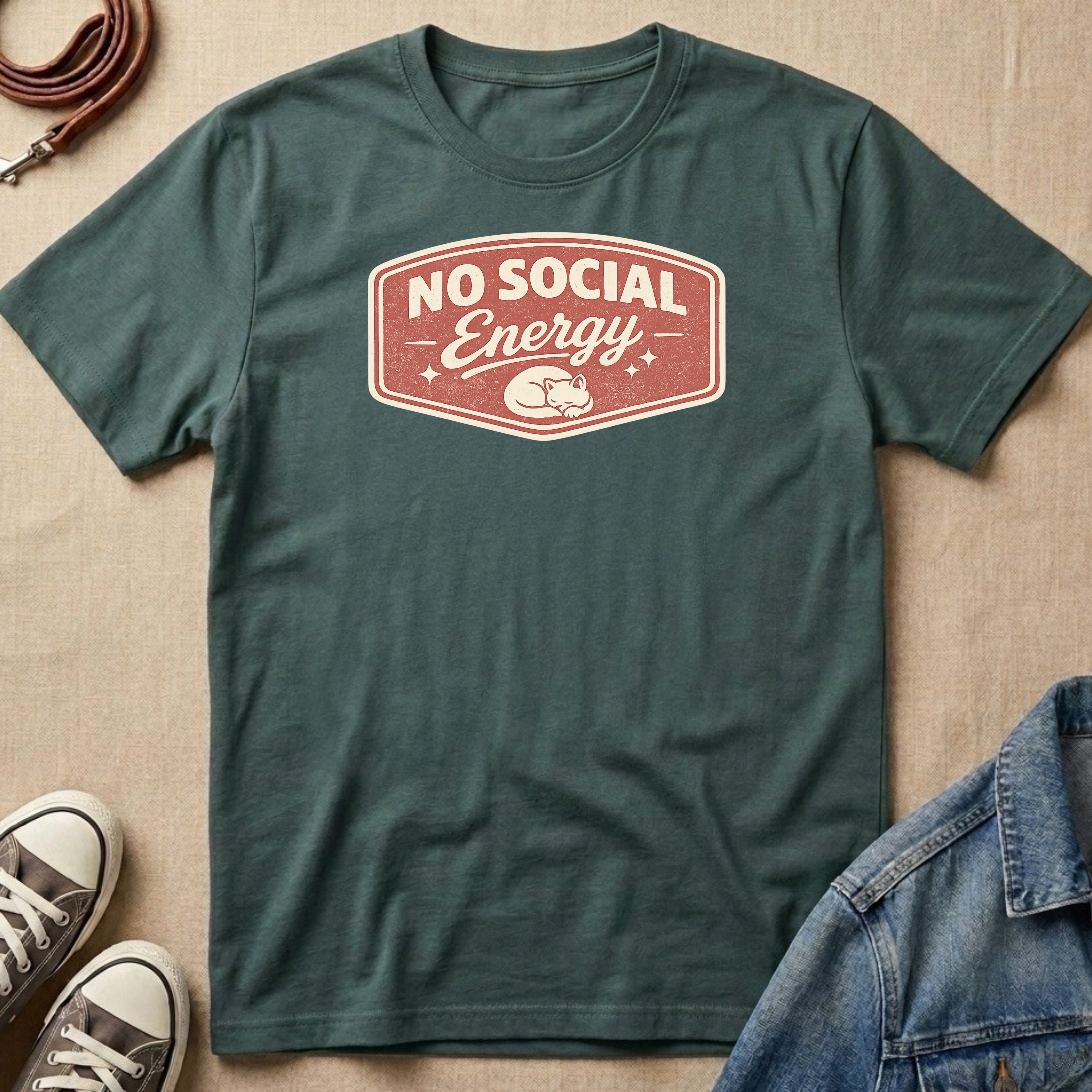 No Social Energy T-shirt