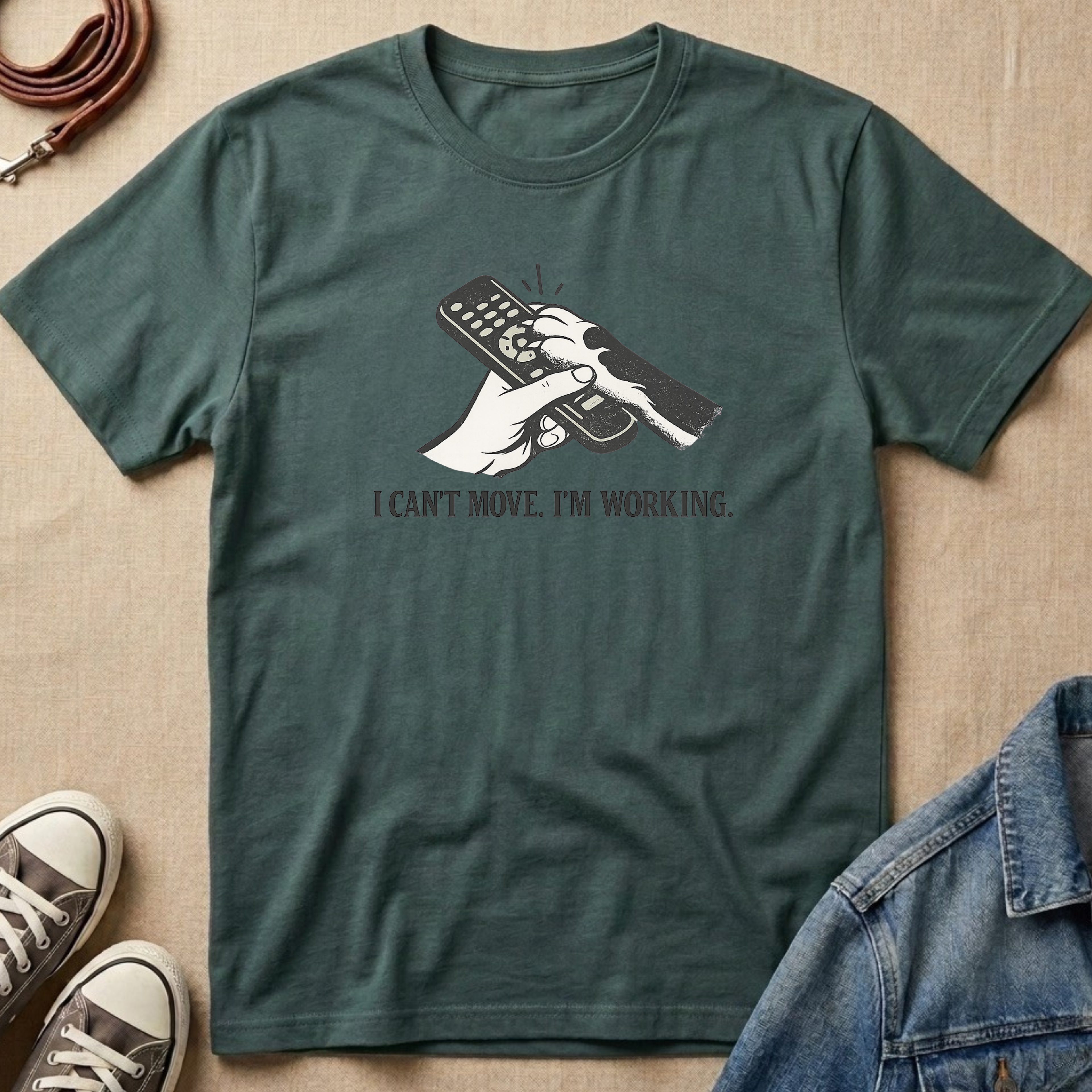 I Can't Move. I'm Working T-shirt