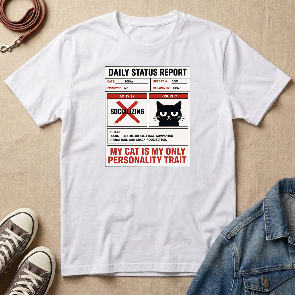 My Cat is My Only Personality Trait T-shirt