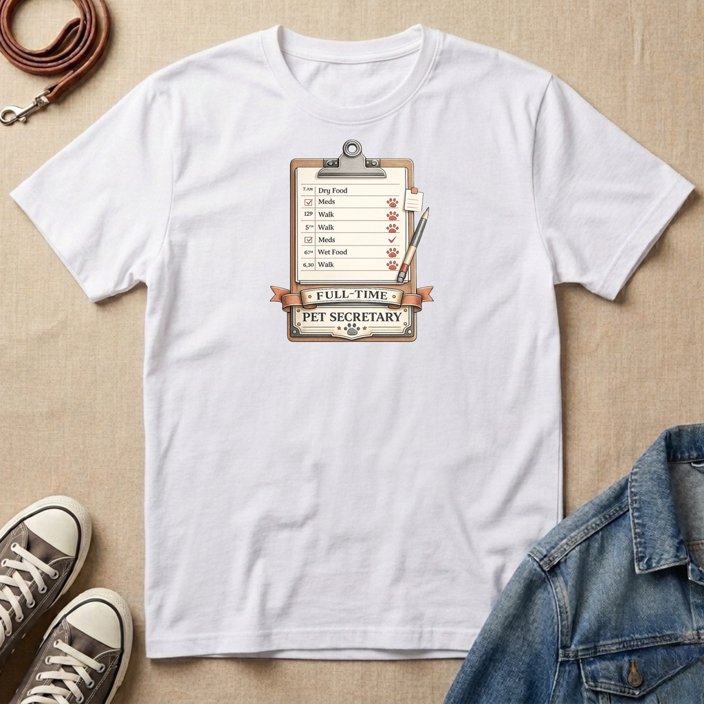 Full Time Pet Secretary T-shirt