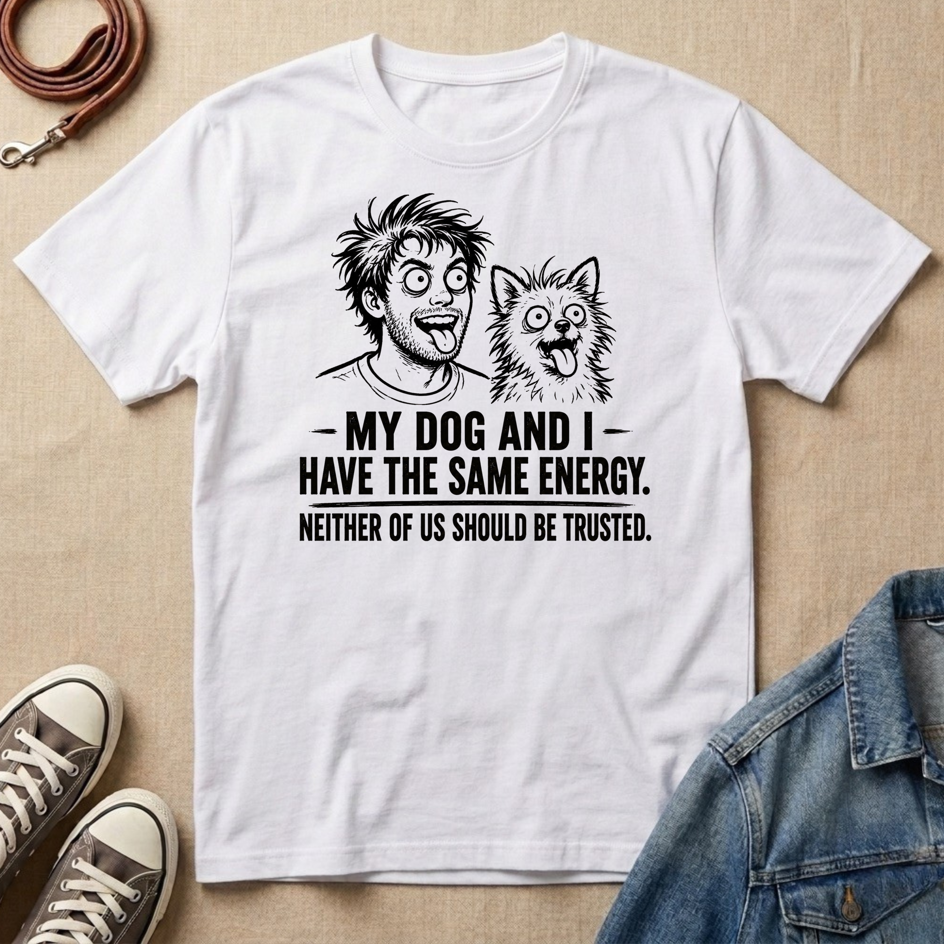 My Dog and I Have the Same Energy T-shirt