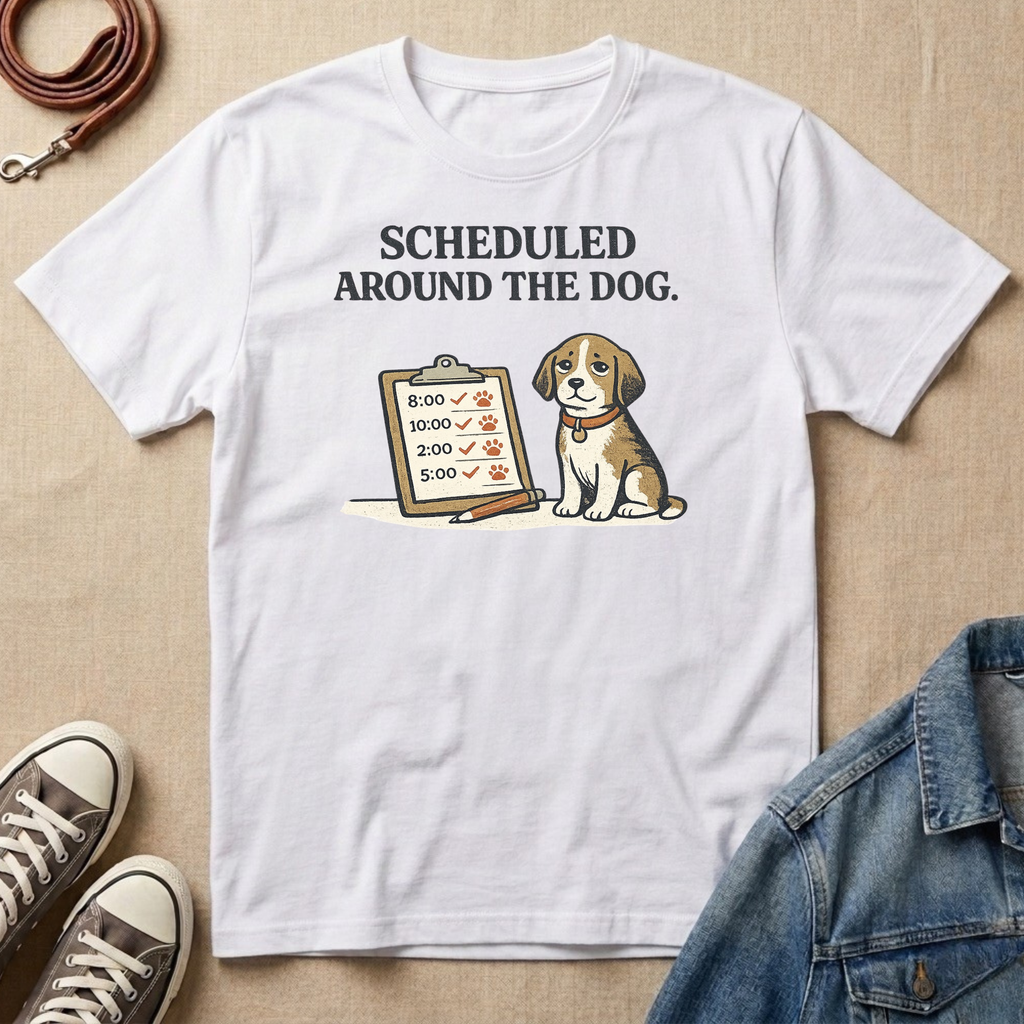Scheduled Around the Dog T-shirt