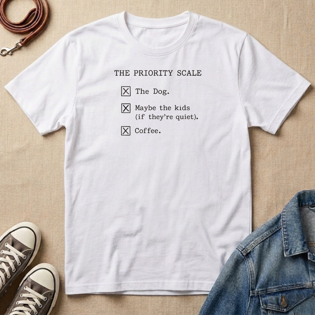 The Priority Scale T-shirt