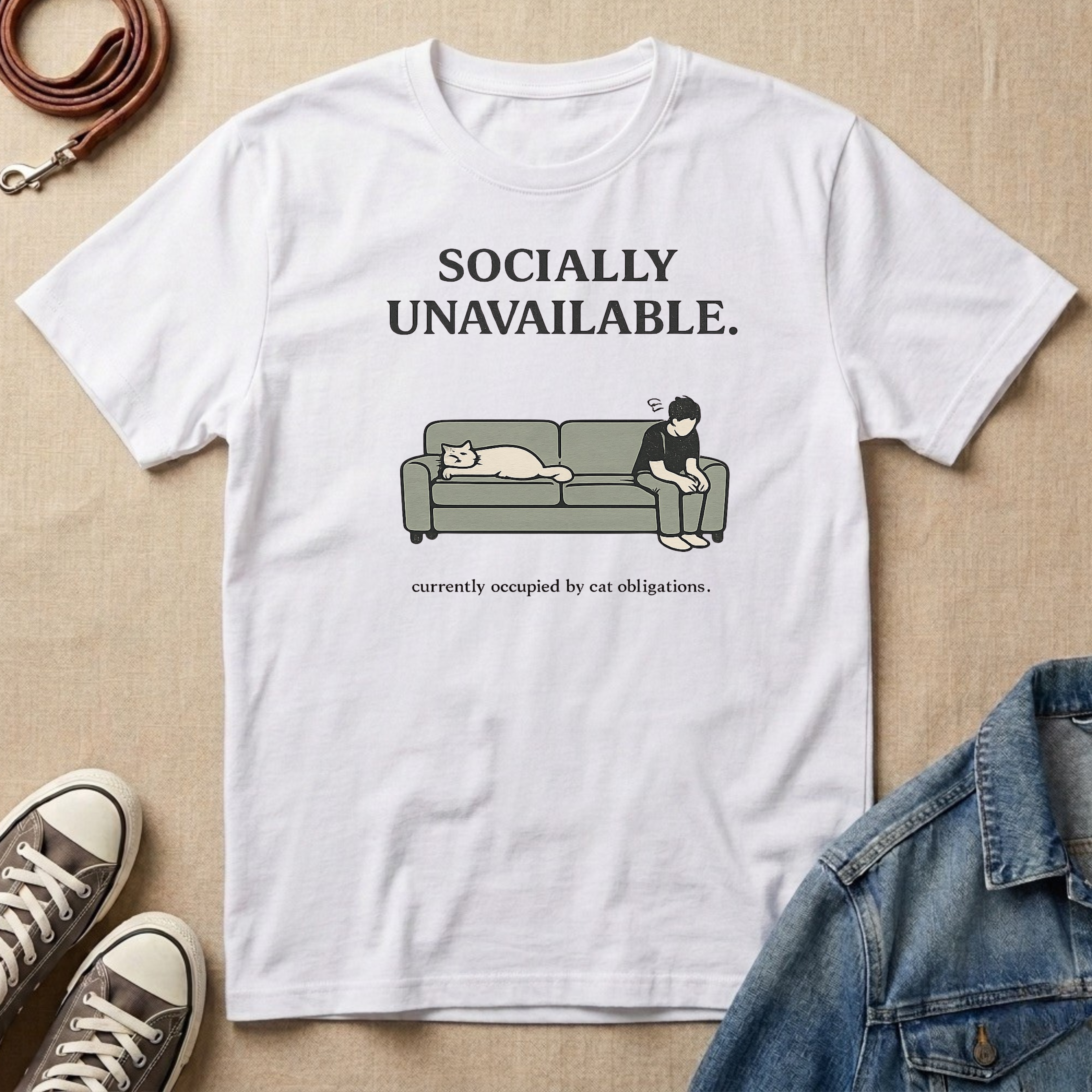 Socially Unavailable T-shirt