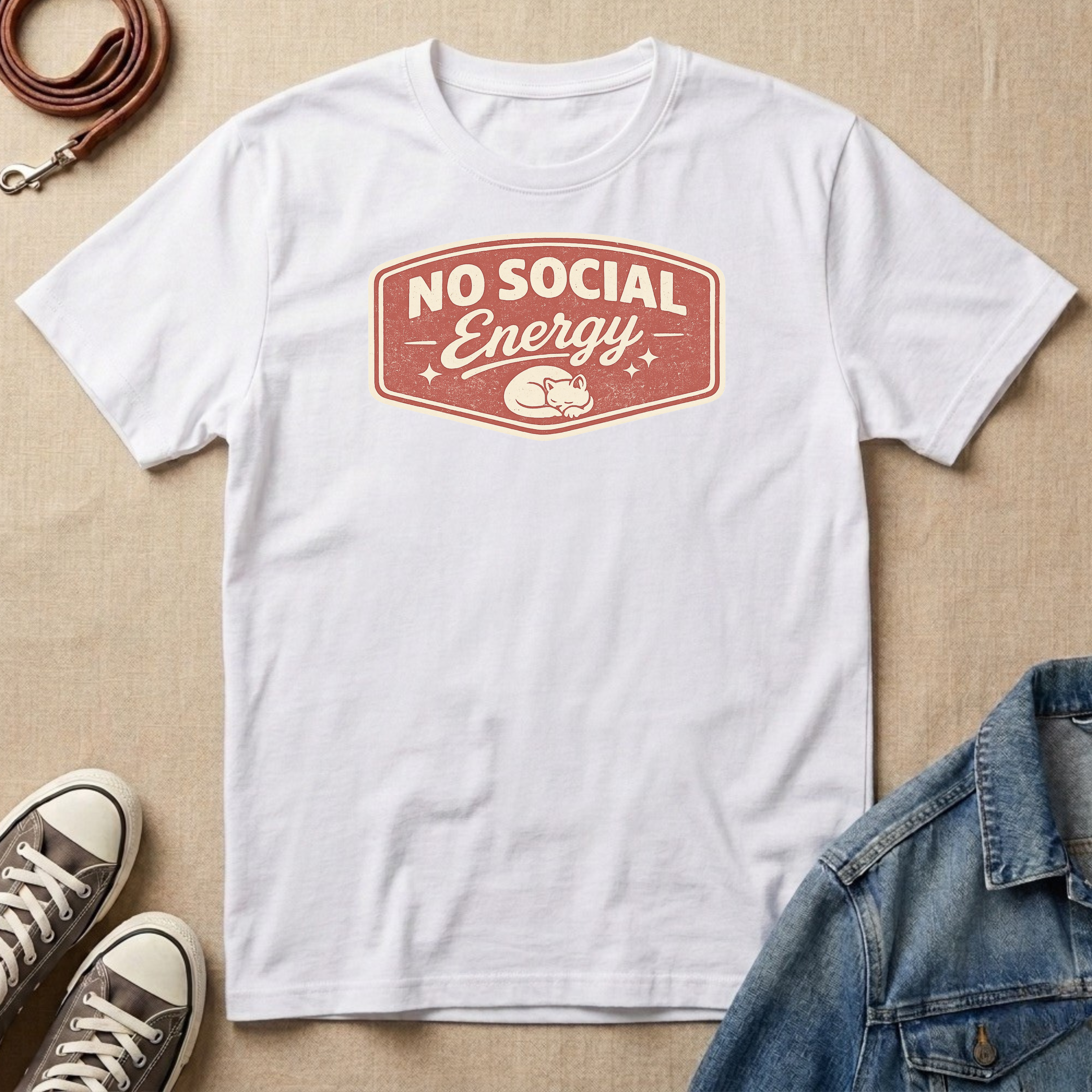 No Social Energy T-shirt