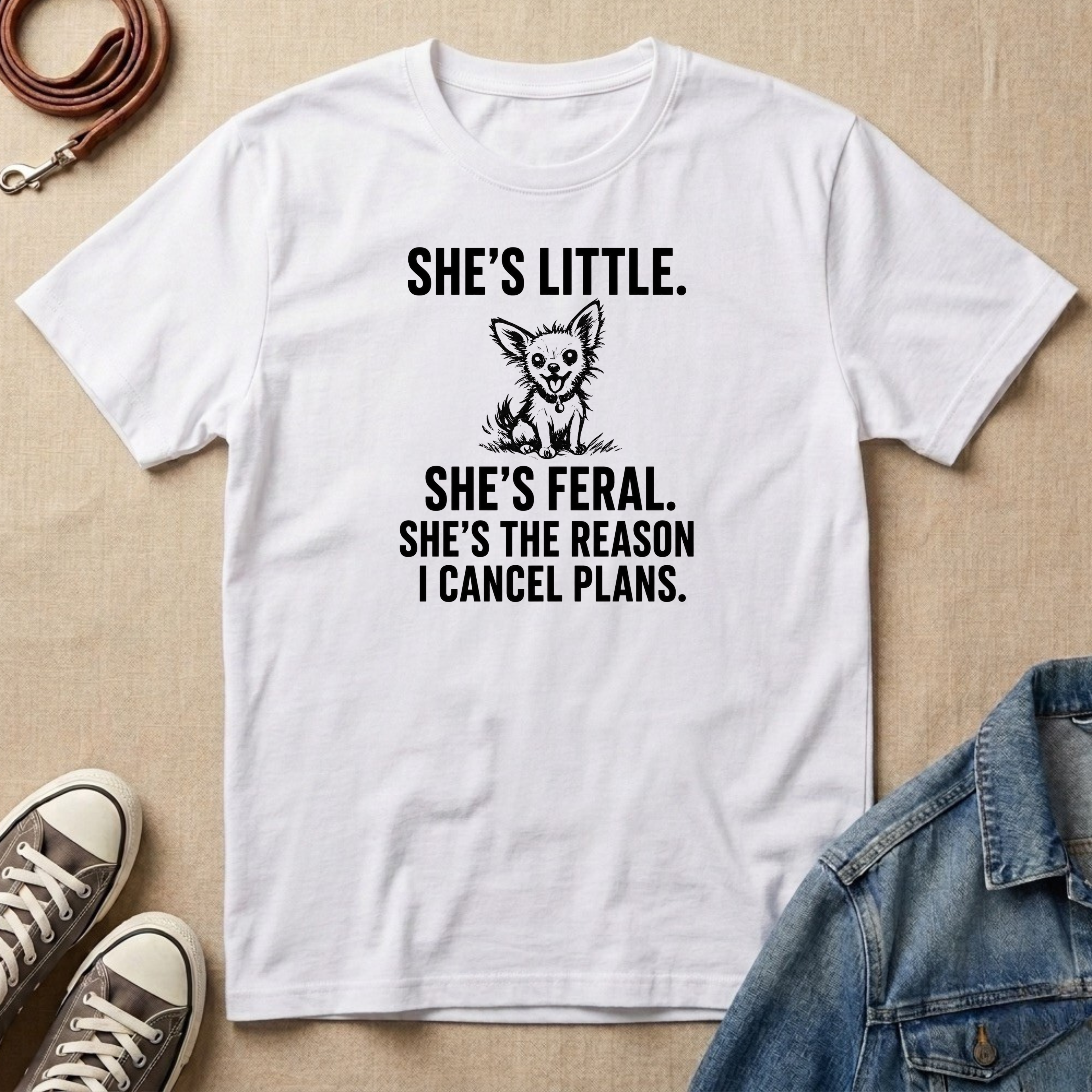 She's Little, She's Feral T-shirt
