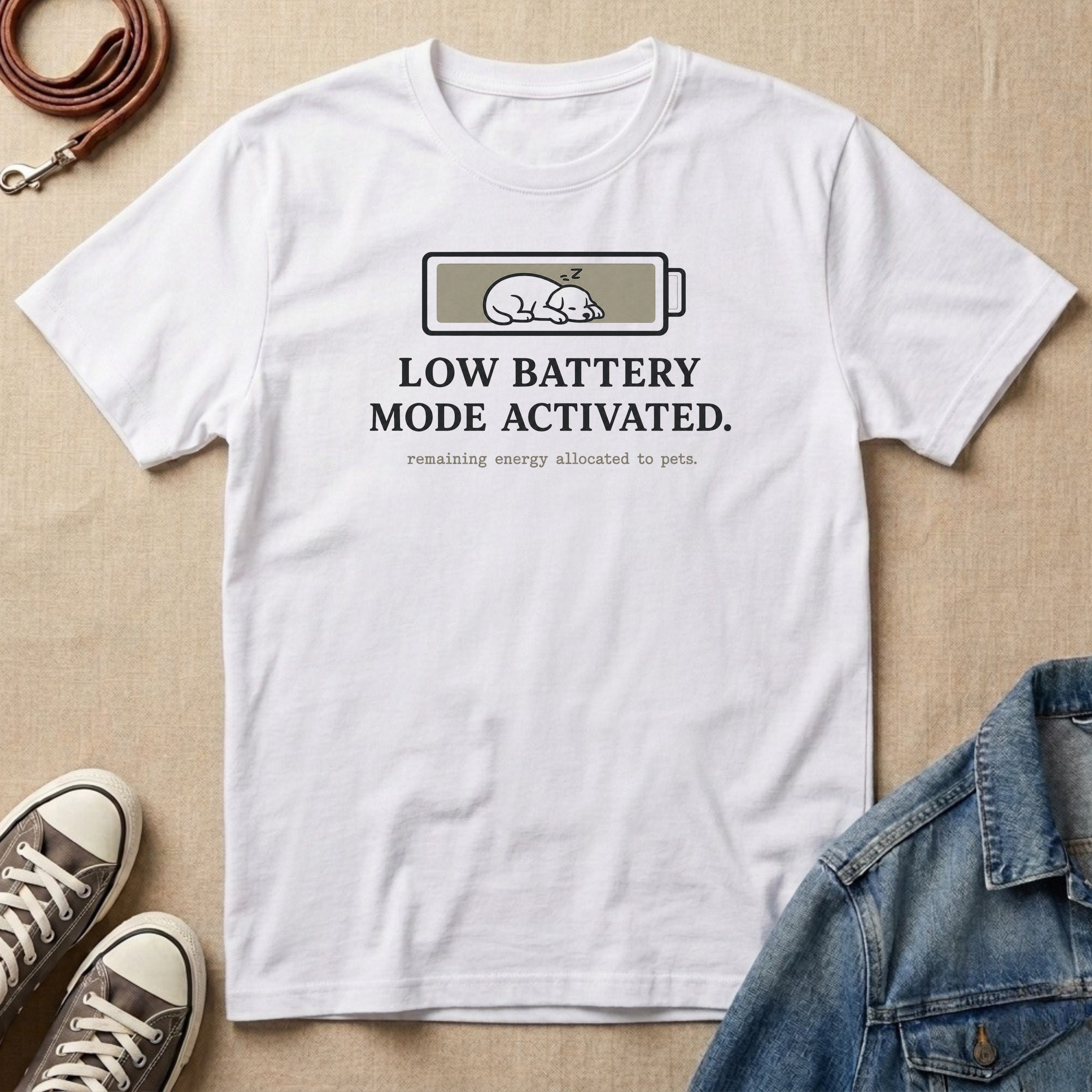 Low Battery Mode Activated T-shirt