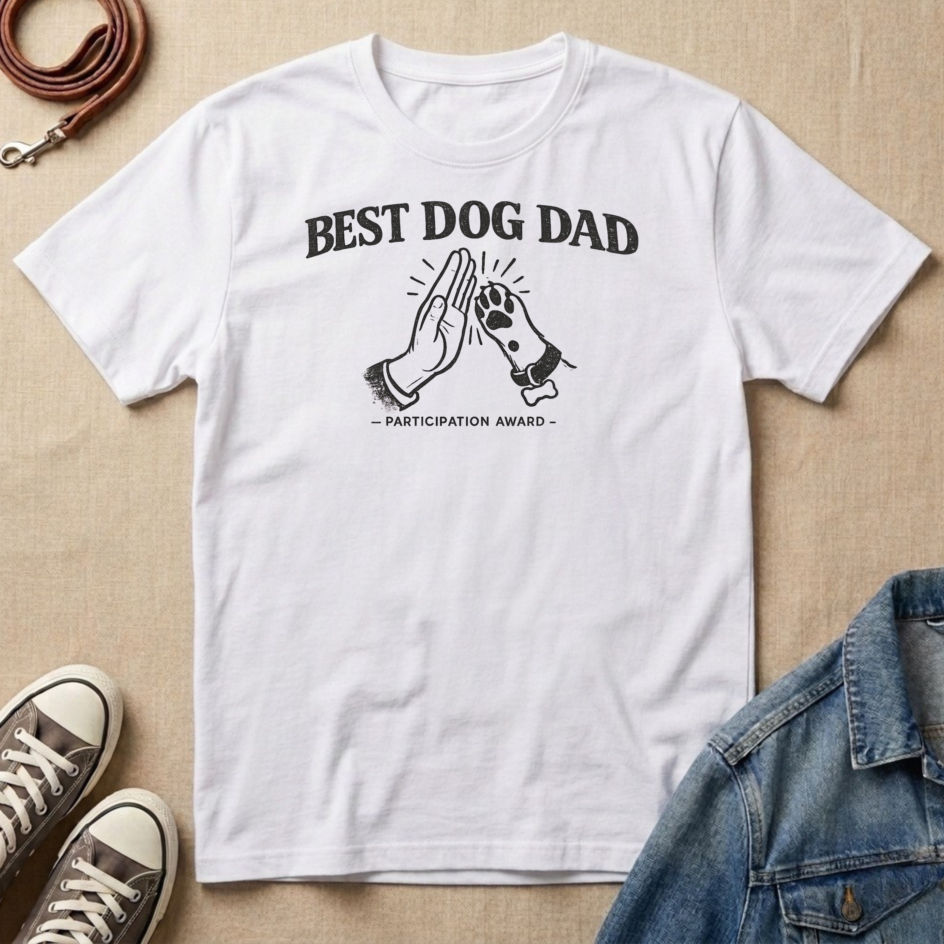 Best Dog Dad, Participation Award T-shirt
