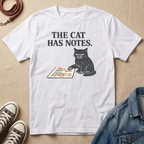 The Cat Has Notes T-shirt