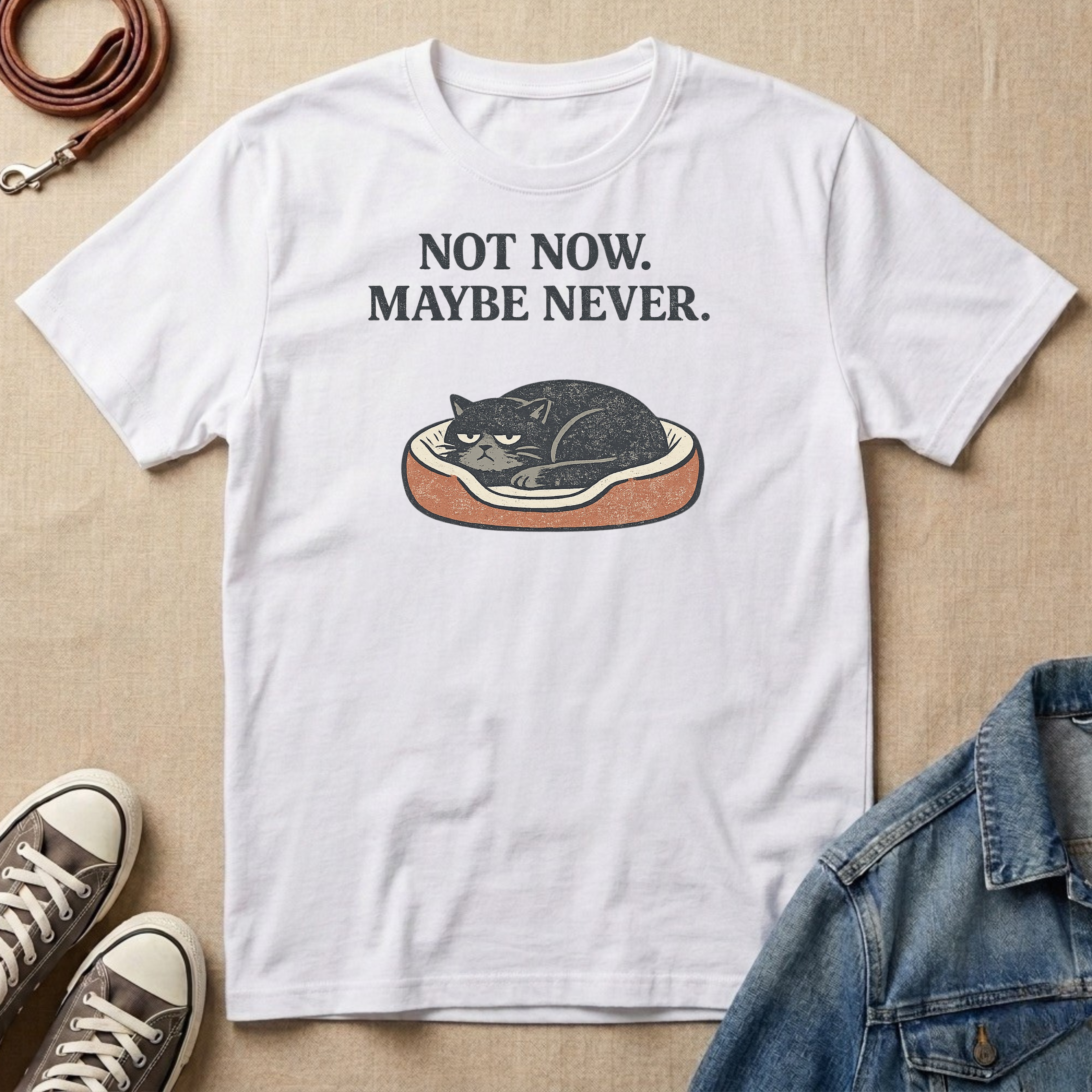 Not Now. Maybe Never. T-shirt