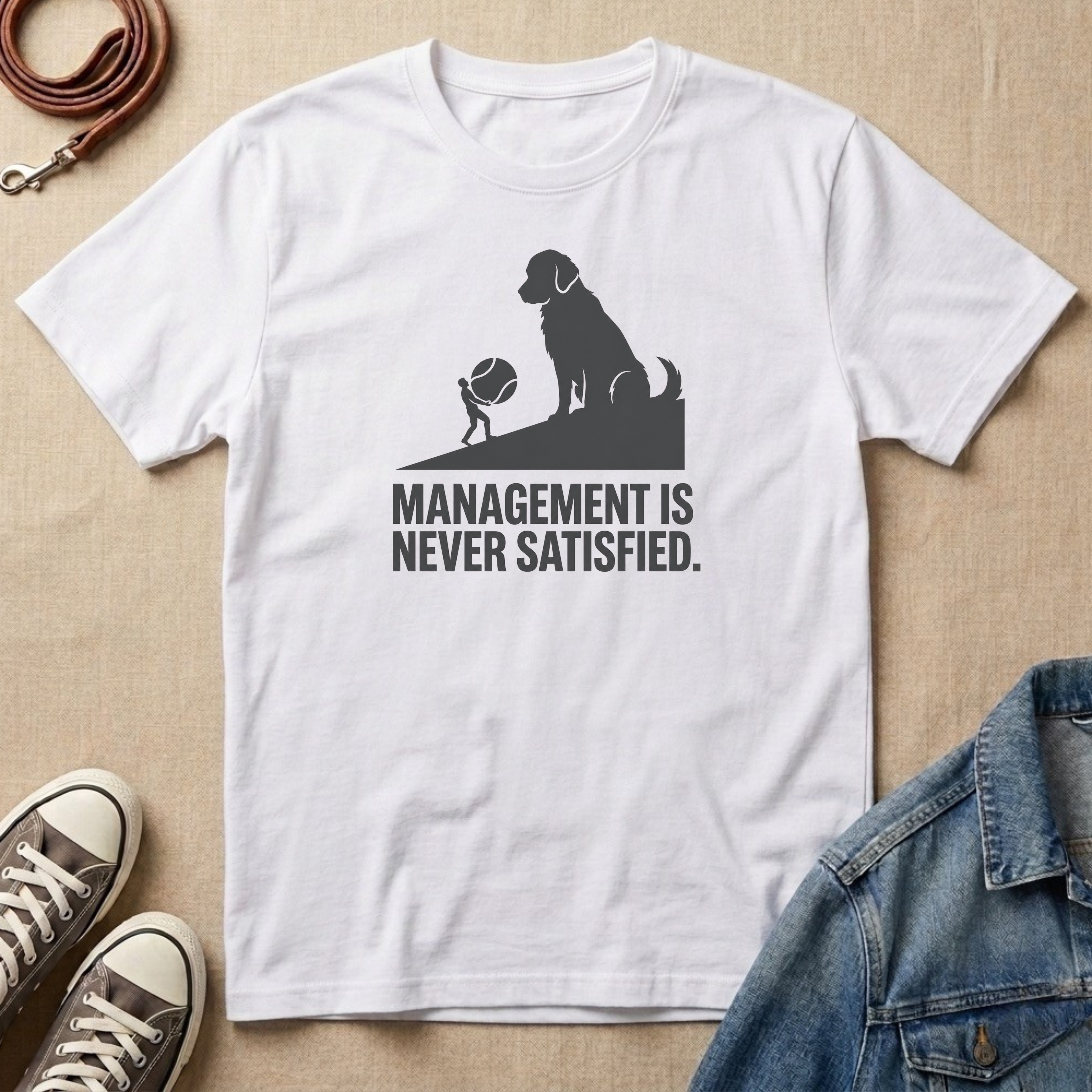 Management is Never Satisfied T-shirt