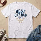 Best Cat Dad Trophy T-shirt