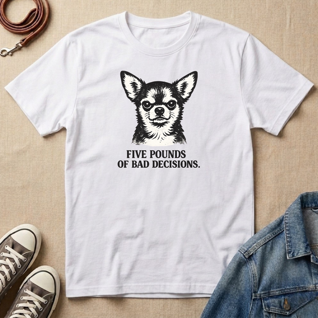 5 Pounds of Bad Decisions T-shirt