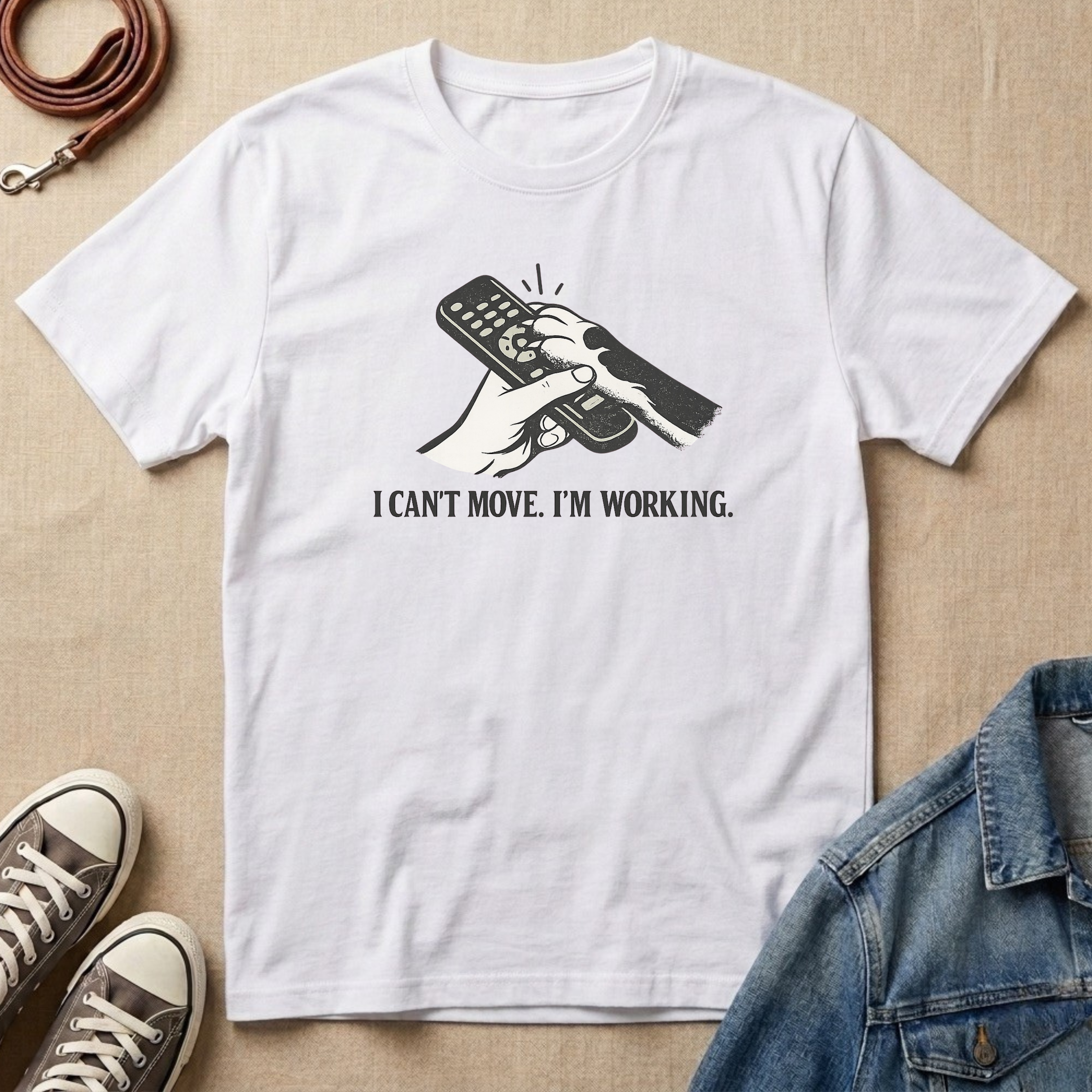 I Can't Move. I'm Working T-shirt